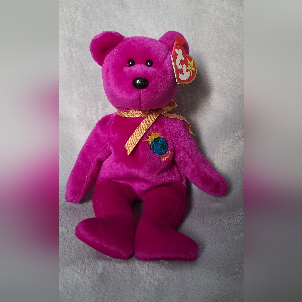 1999 Millennium Bear  Beanie Baby